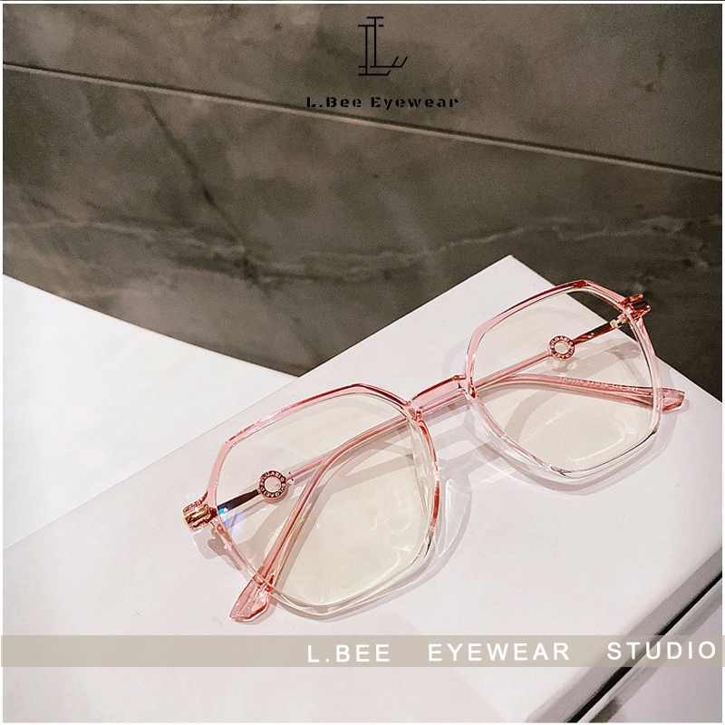 Gọng kính cận nam nữ L.BEE EYEWEAR, mắt kính chống ánh sáng xanh thời trang Unisex MSP2L.058