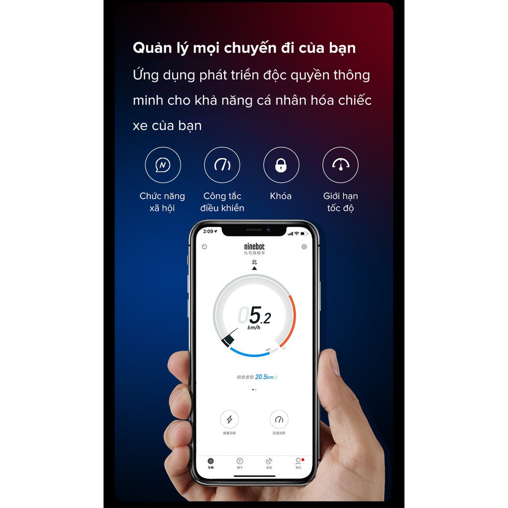 Xe Stepper scooter điện Ninebot ES2