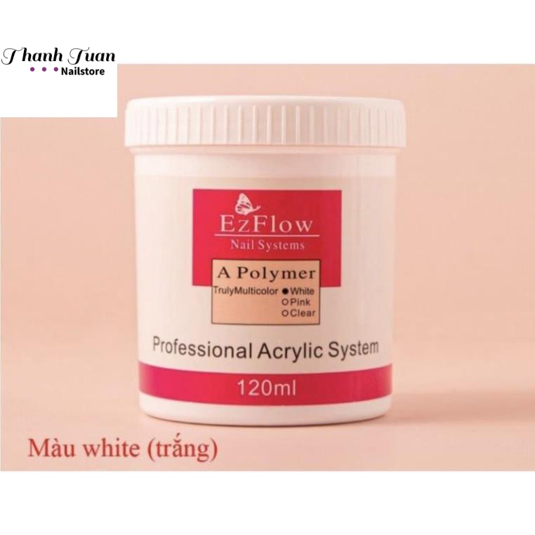 Bột đắp móng Ezflow 120ml chính hãng ,mịn ,dẻo  - Phụ kiện đồ nail