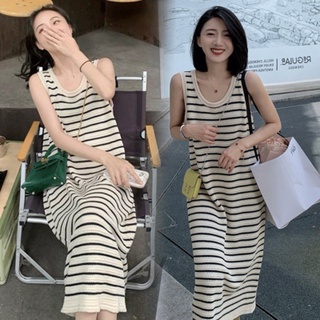 Váy Maxi Kẻ Sọc Dáng Dài