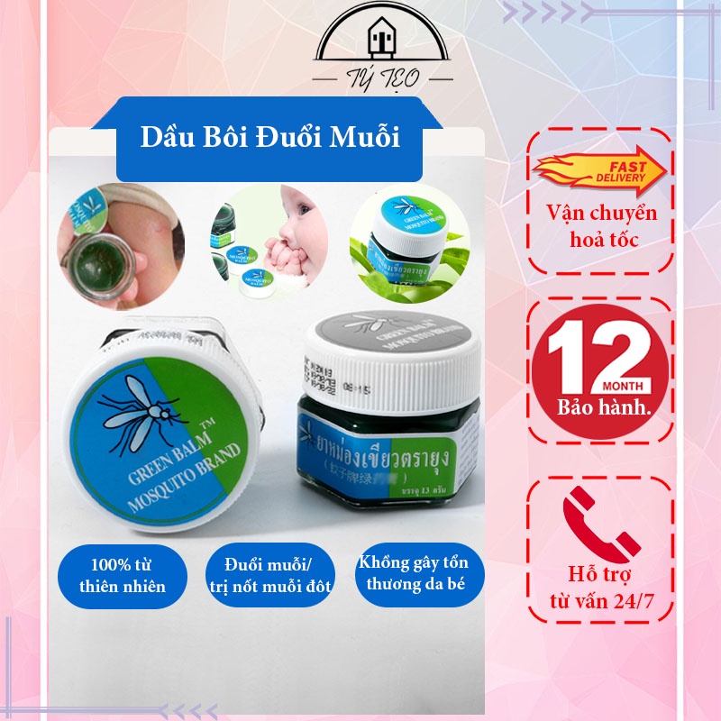 Dầu Đuổi Muỗi Đốt Thái Lan - Bôi Vết Muỗi Đốt, Côn Trung Cắn - Chống Muỗi Và Côn Trùng - DBM01 - Gia Dụng Tý Tẹo