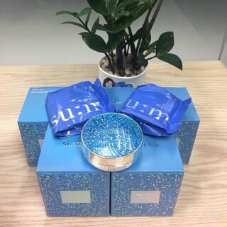 Phấn nước trang điểm chống nắng dưỡng trắng da Su:m37 Water-full CC Cushion - mỹ phẩm Ohui công ty chính hãng Hàn Quốc