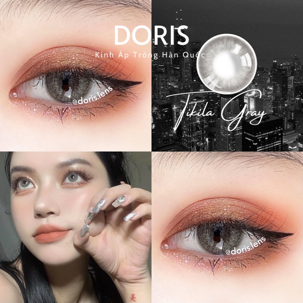 Kính Áp Tròng DORIS.LENS - Tikita Gray 14.2mm