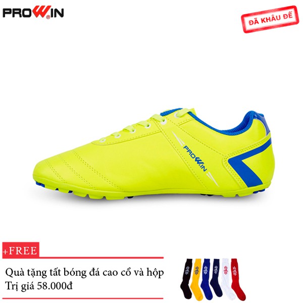 Giày Bóng Đa Bằng Da Prowin S50 Trẻ Em (4 Màu) - TẶNG TẤT - Thương Hiệu Việt Chất Lượng Cao