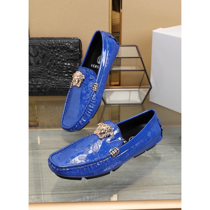 giày lười nam đế cao sáng bóng da thật versace | BigBuy360 - bigbuy360.vn