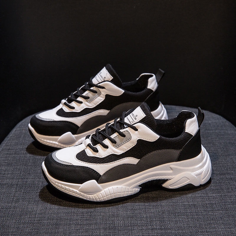 [SIÊU SALE] Giày sneaker nữ cao cấp SF-04 (xám đen)