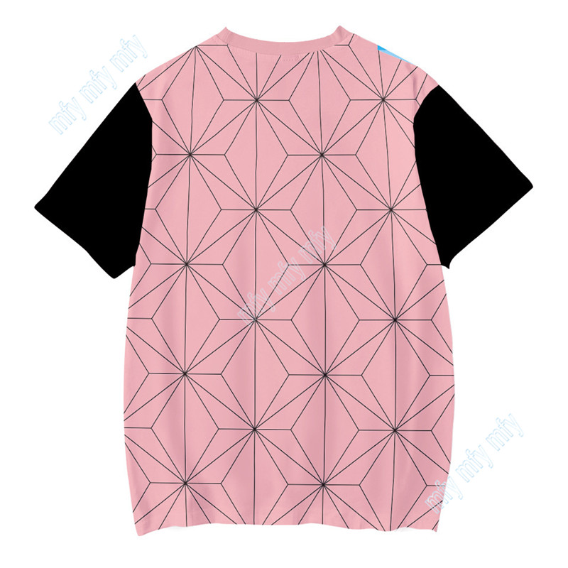 Áo Thun Hóa Trang Nhân Vật Kamado Tanjirou Nezuko Agatsuma Zenitsu Tomioka Giyuu