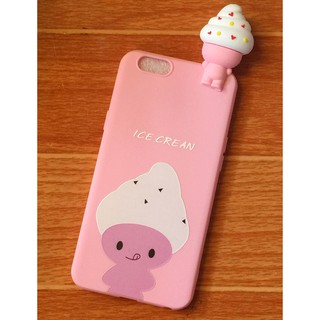 Ốp iPhone 6 Plus/6s Plus Ốp Lưng Dẻo Màu Thú Leo Kem