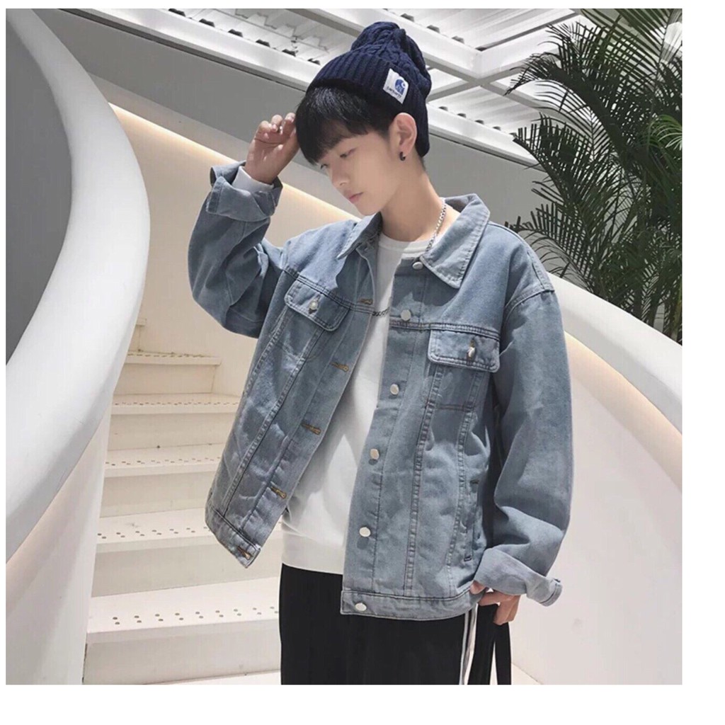 ÁO KHOÁC JEAN RẤT ĐẸP VÀ ĐƠN GIẢN,  XANH NHẠT AUTOHOT