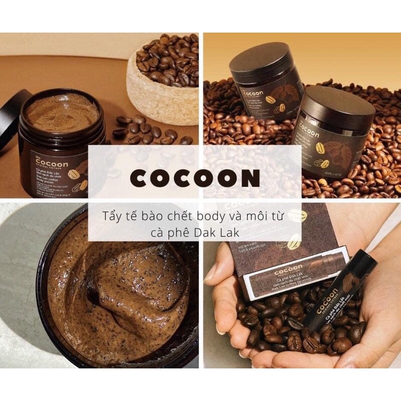 Tẩy da chết cà phê Cocoon 200ml