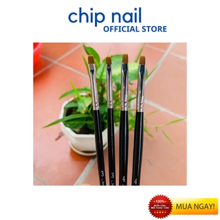 Cọ Bản Vuông Cán Gỗ Jenny GLM Số 3,4 ( Lẻ 1 Cái)