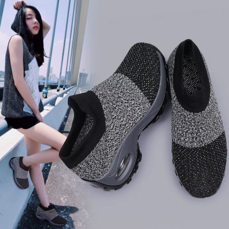 [HOT 2021] Giày Thể Thao Nữ Sneaker Vải Thoáng Khí Thời Trang