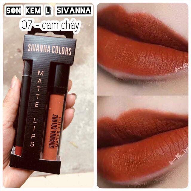 (HÀNG AUTH) Son Kem Lì Sivanna Colors Matte Lips | BigBuy360 - bigbuy360.vn