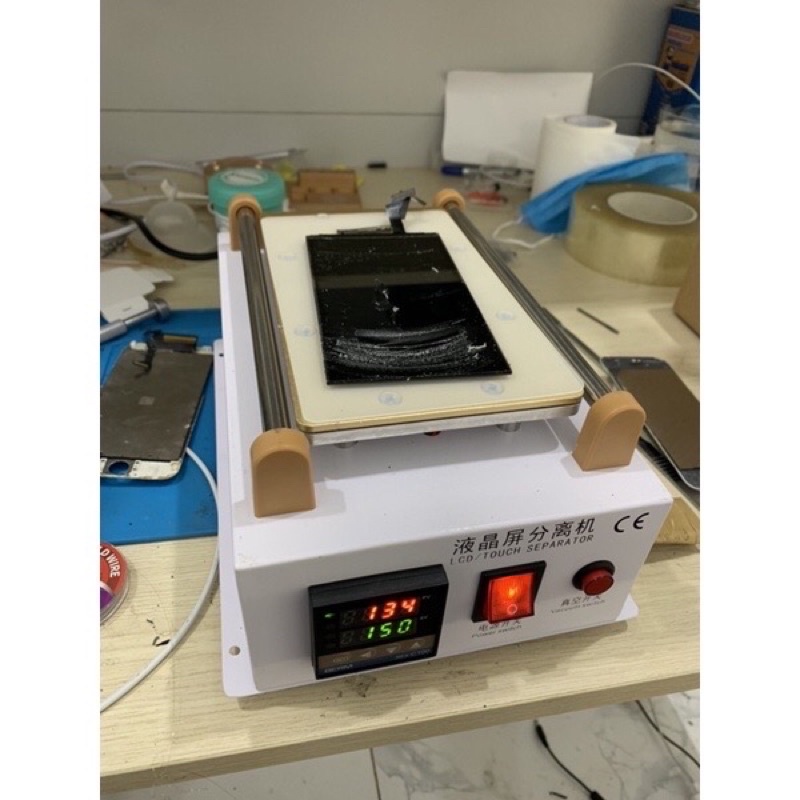 Máy tách kính điện thoại 8 inch-14 inch, máy cắt kính điện thoại. BH 36 tháng