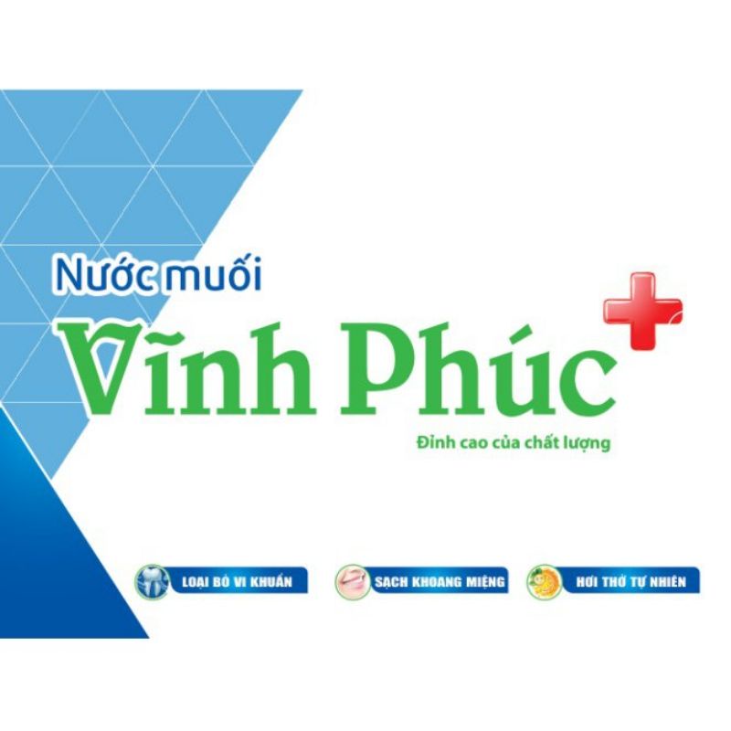 Nước muối sinh lý Vĩnh Phúc 500ml - 1000ml