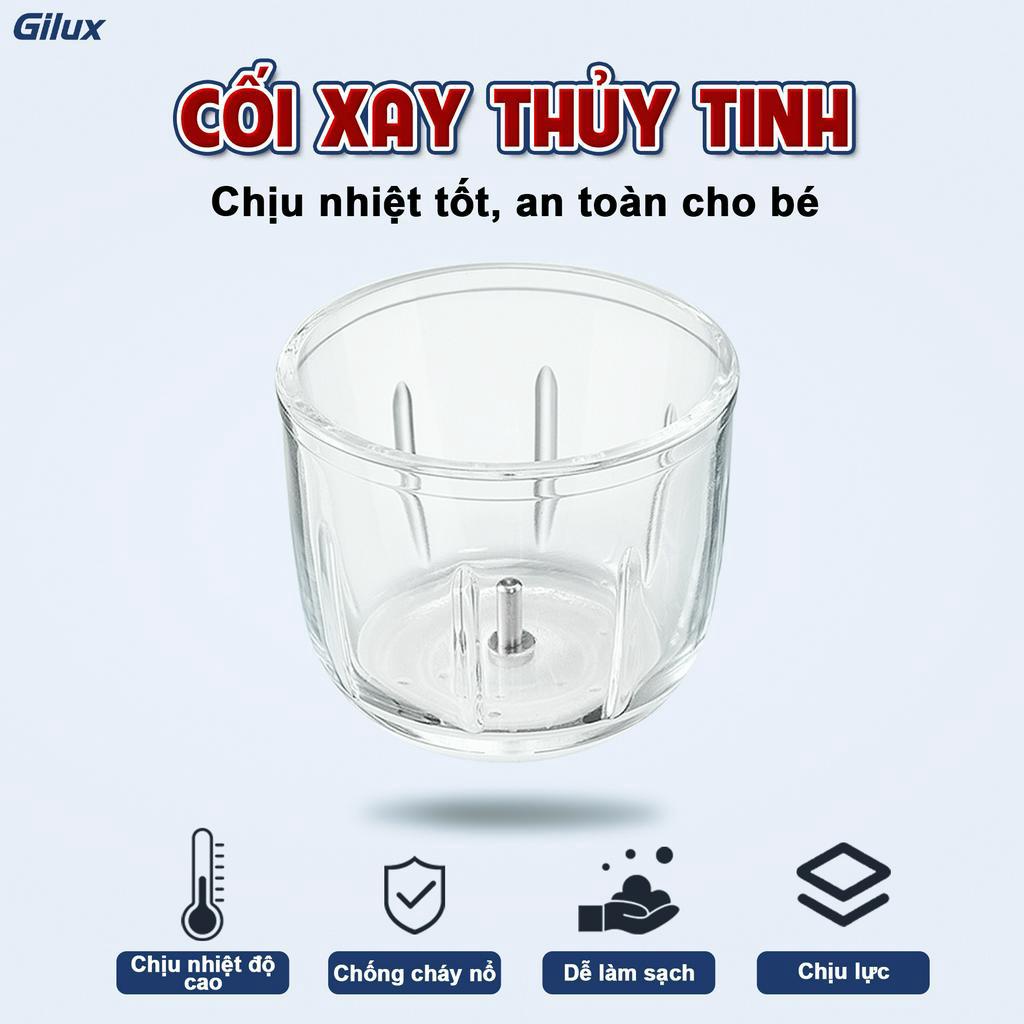 Máy Xay Cầm Tay Đa Năng GILUX 300ml - Công suất lớn - Bảo Hành 12 Tháng