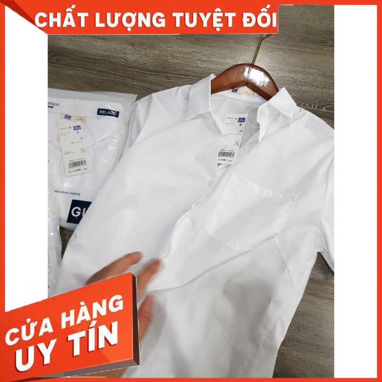 [Mã WASKT410K giảm 10K đơn 50K] MECHIPXINH - ÁO SƠ MI G U CỘC TAY CHO NỮ