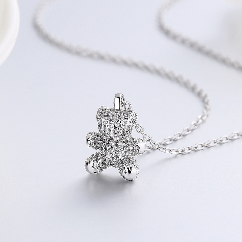 Vòng cổ nữ hàn quốc dễ thương thời trang gấu vòng cổ