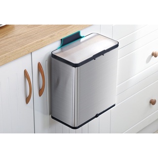 Thùng rác treo kẹp gắn tủ bếp bằng inox cao cấp M06