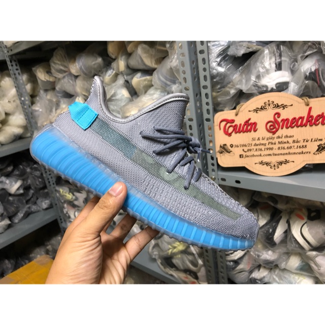 NEW CTY [FreeShip] [Xả Giá Sốc]. Giày Yz350 Xám Xanh uy tín P