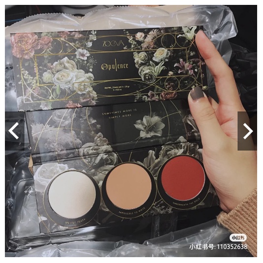 SĂN TỪ SALE 70%_Bảng phấn má Zoeva Opulence_Má hồng cao cấp