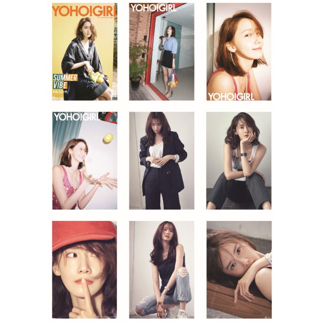 Lomo card ảnh SNSD YOONA - YOHOGIRL - ALLURE