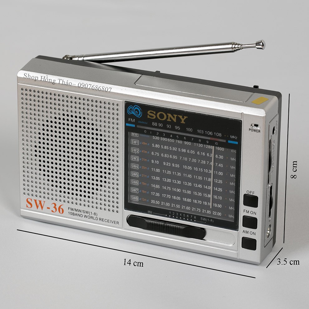 Đài Radio Sony SW 36 - SW 36