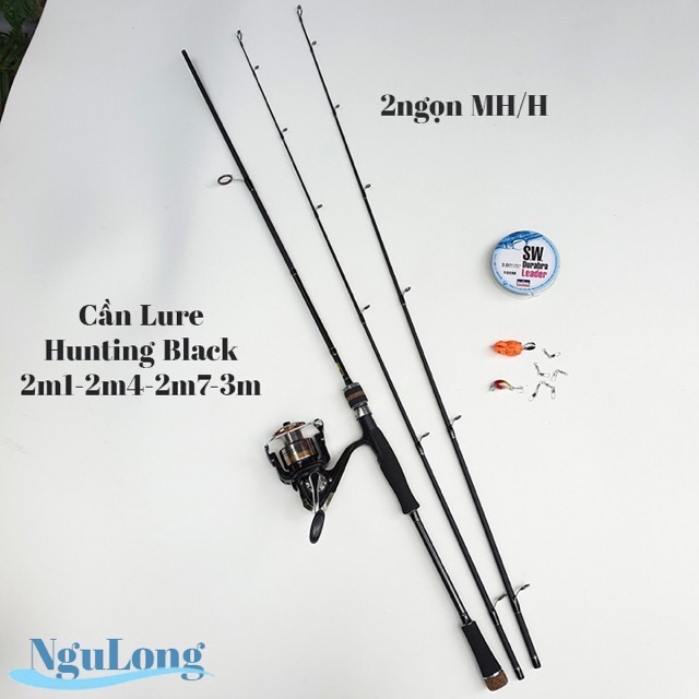 combo bộ cần câu 3m + máy 5000 bộ máy đứng hunting black cao cấp, máy câu expert full kim loại ..