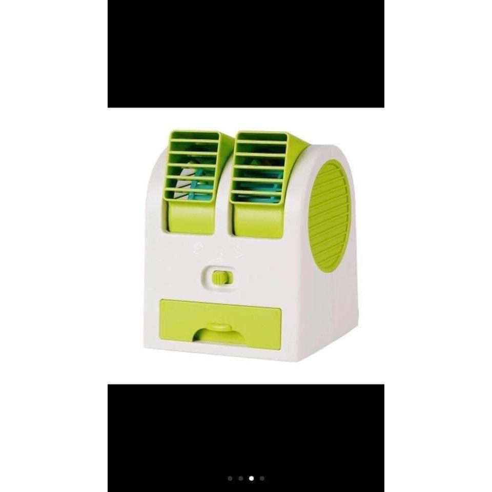 Quạt điều hòa có khay đá 2 cửa mini siêu tiện dụng