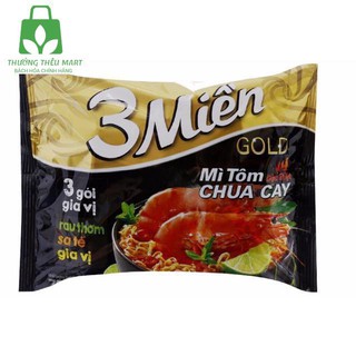 MÌ 3 MIỀN 75g tôm chua cay/bò hầm rau thơm date 2021
