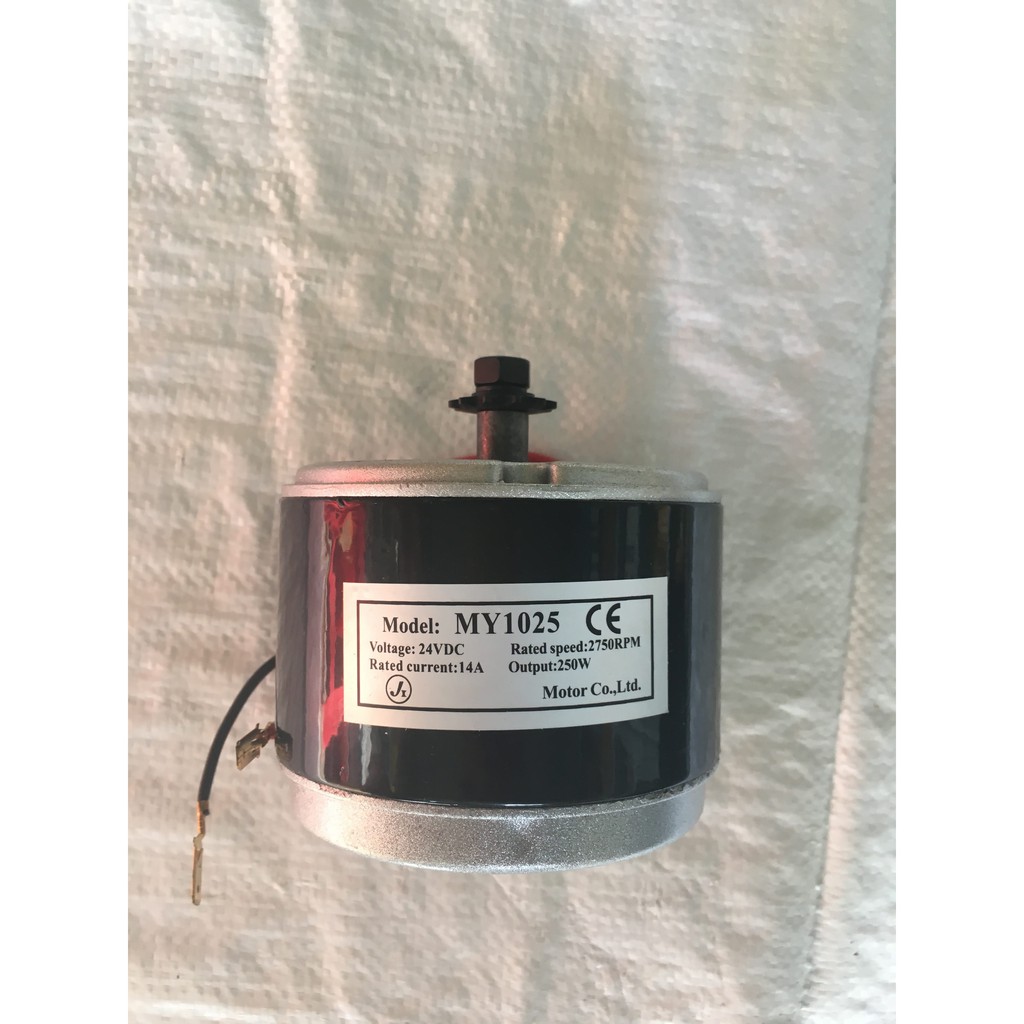 Motor 24V250W nhông xích 25H