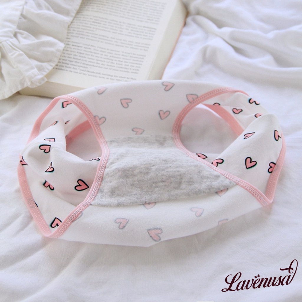 Quần lót cotton cao cấp hình trái tim đáng yêu dành cho nữ LAVENUSA QL73