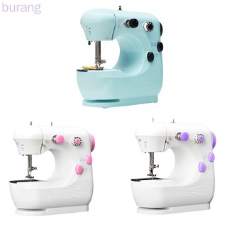 Máy may điện mini kèm bàn đạp chân