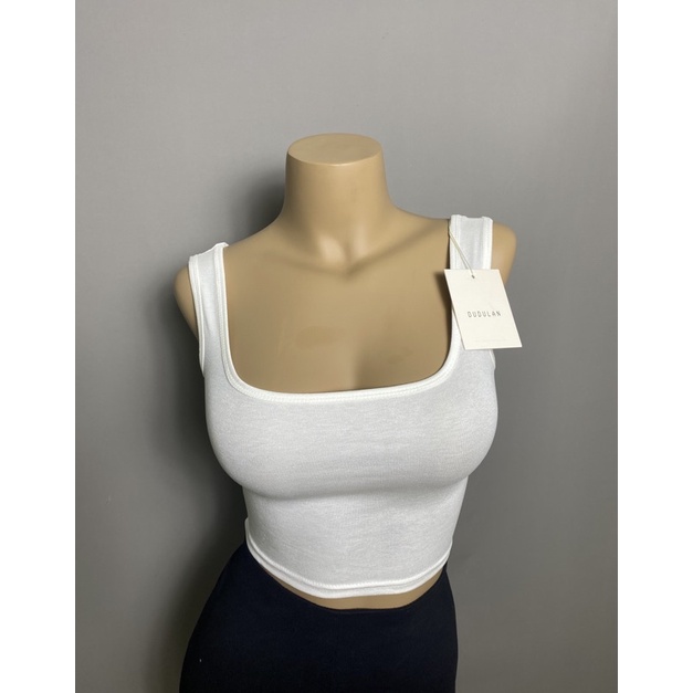 [Mã FAMARAL2 giảm 10K đơn 50K] Áo ba lỗ cổ vuông A5 DUDULAN - Áo tank hai dây bản to