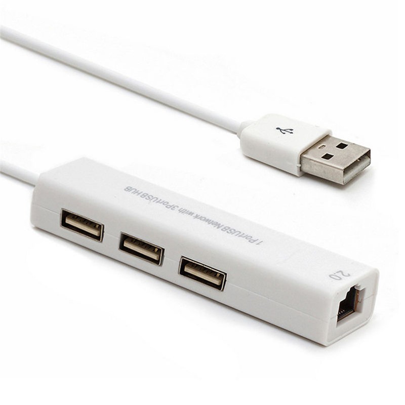 Bộ chuyển đổi 3 cổng usb 2.0 sang Lan/ Rj45 Gigabit Ethernet