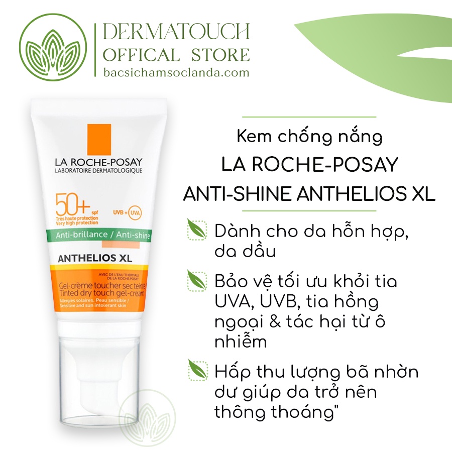 Kem chống nắng kiềm dầu La Roche-Posay Anthelios Xl SPF50+ Dry Touch Gel-Cream