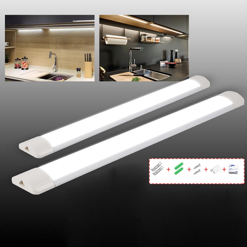CANMEIJIA Đèn Led Gắn Tủ Chén/Nhà Bếp 20W Có Phích Cắm Cho Phòng Ngủ