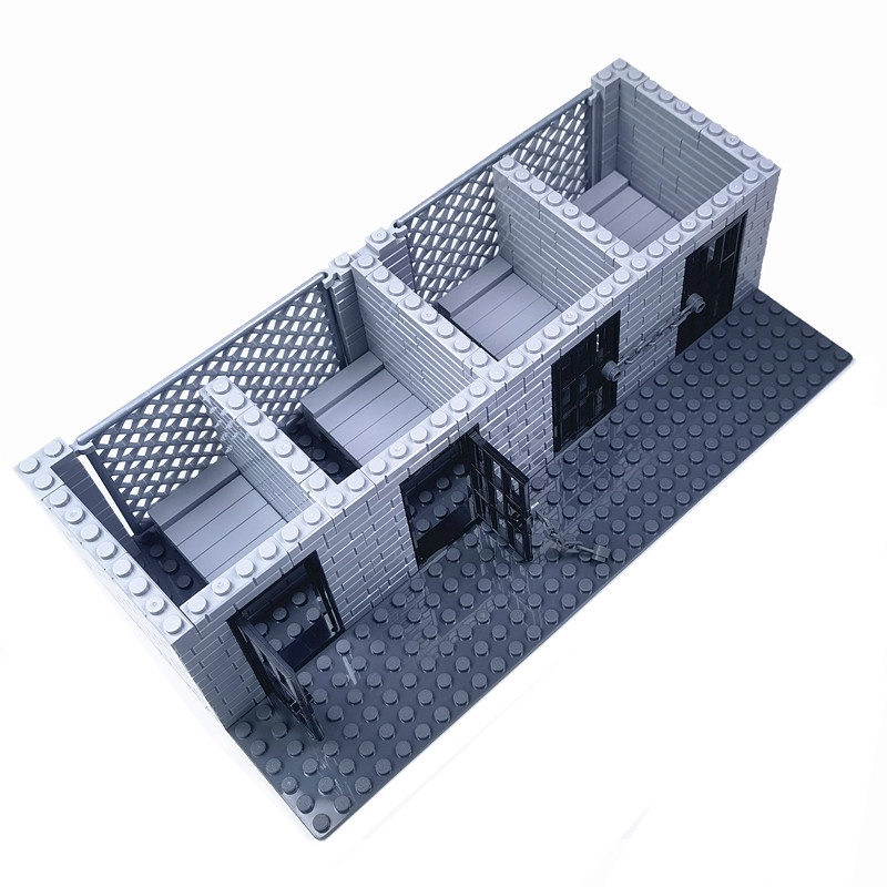 Đồ chơi câu đố cho trẻ em Bộ sưu tập quân sự Xây dựng pháo đài Mô hình đồ chơi lắp ráp cho trẻ em trai Pháo đài Tường xây dựng con người Cell Quà tặng