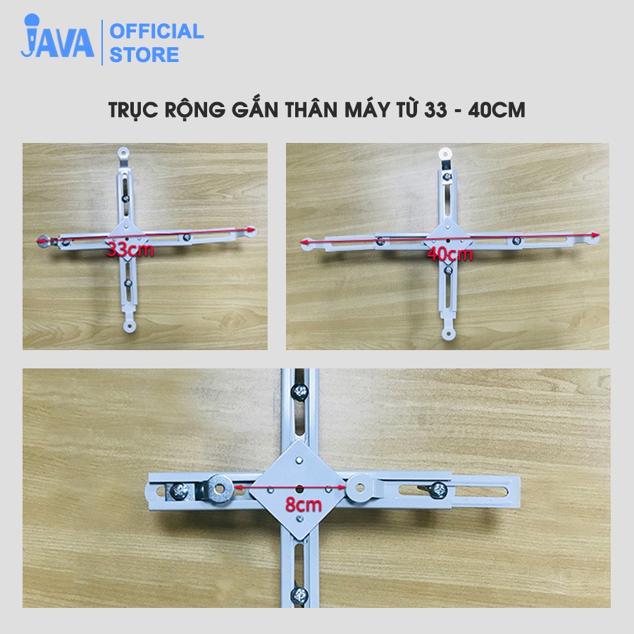 [XOAY 90 ĐỘ] Chân treo máy chiếu gắn tường - Loại 40 - 65cm