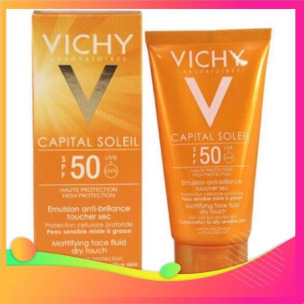 [Chính Hãng] Kem chống nắng khổng nhờn rít Vichy SPF50 (60ml)