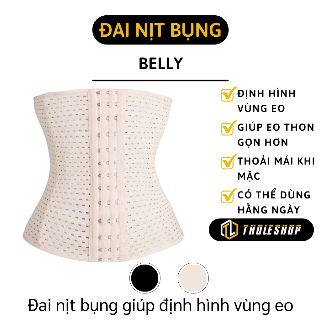 Đai Nịt Bụng Belly - Gen Nịt Bụng Định Hình Eo Thon, Latex Thoáng Khí, Không Thấy Bụng 4102