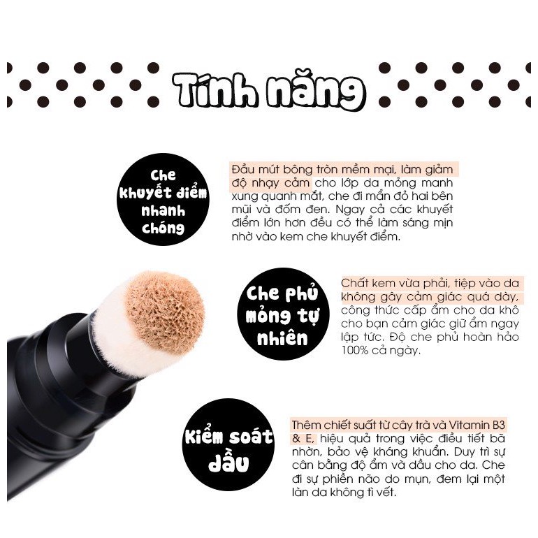 Bút Cushion Che Khuyết Điểm Giảm Quầng Thâm Hoàn Hảo | BigBuy360 - bigbuy360.vn