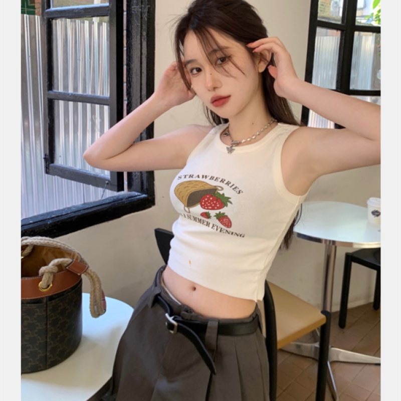 Áo Sát Nách Hoạ Tiết In Thời Trang Mùa Hè Thoáng Mát