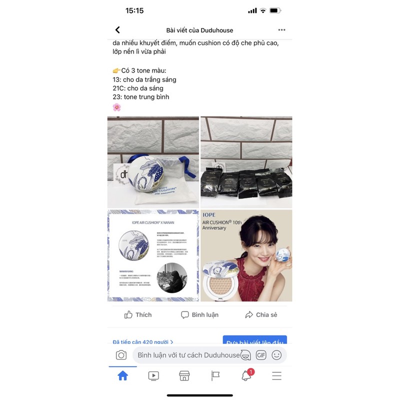 SALE THANH LÝ DATE T12/2021 PHẤN NƯỚC PHIÊN BẢN ĐẶC BIỆT CUSHION | BigBuy360 - bigbuy360.vn