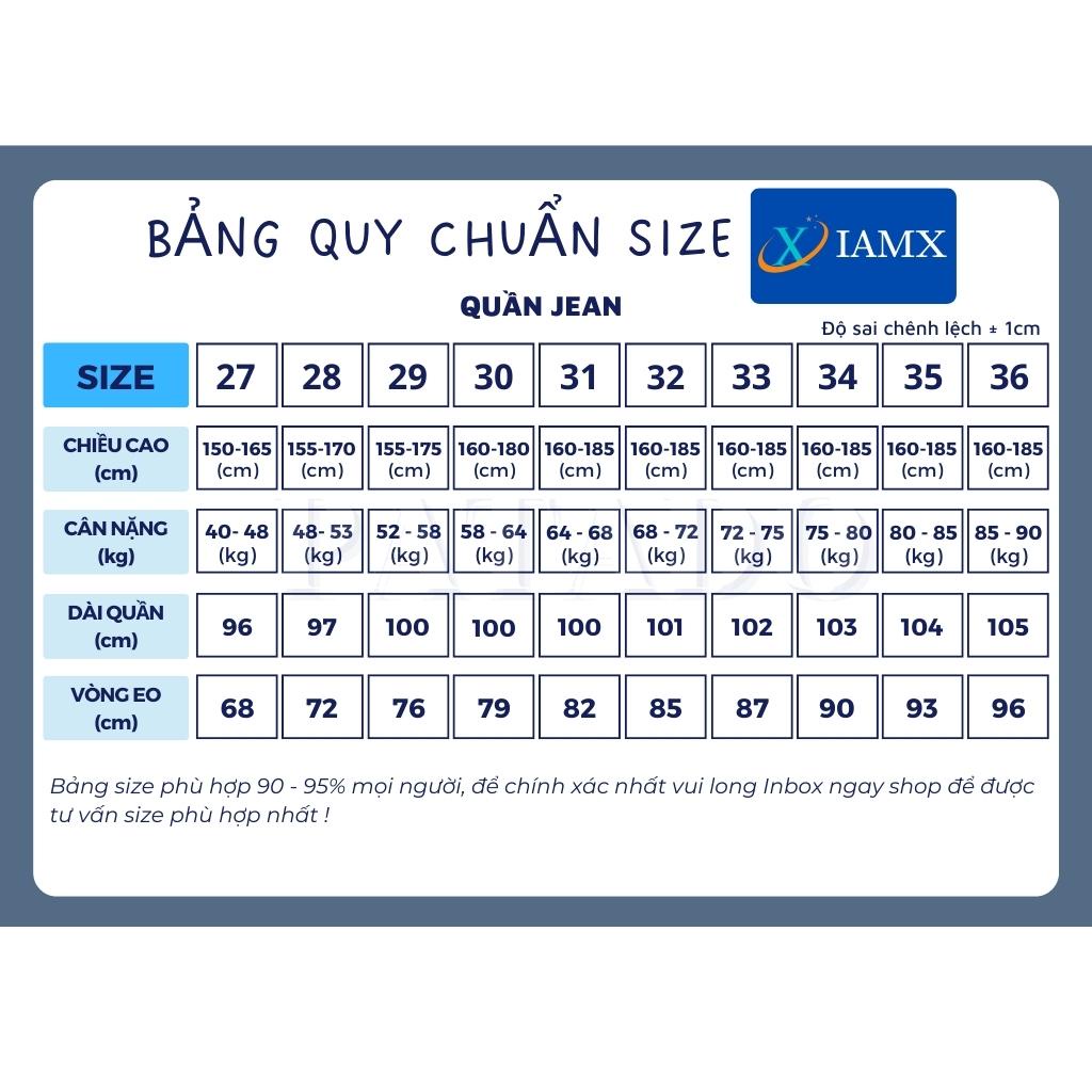 Quần jean nam, màu đen, xanh, trắng, xám dáng xuông đứng. Quần jeans, baggy ống rộng