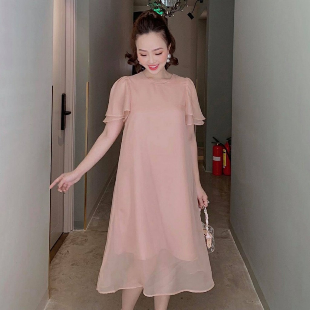 Đầm Bầu tay cánh tiên duyên dáng