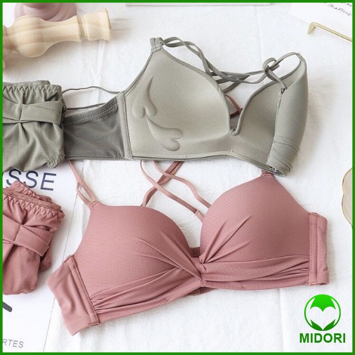 Áo Lót không gọng nâng ngực quyến rũ nhún nơ siêu xinh, Áo ngực thông hơi tôn vòng 1 gợi cảm mã AL11