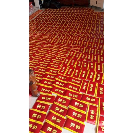 Combo 5 Băng sao đỏ, cờ đỏ, trực tuần, ATGT...