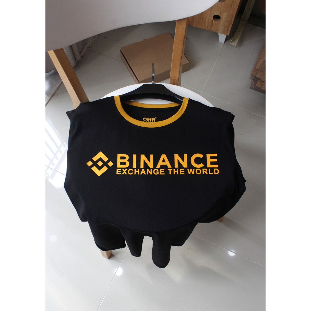Binance viền cổ vàng (cointshirt)