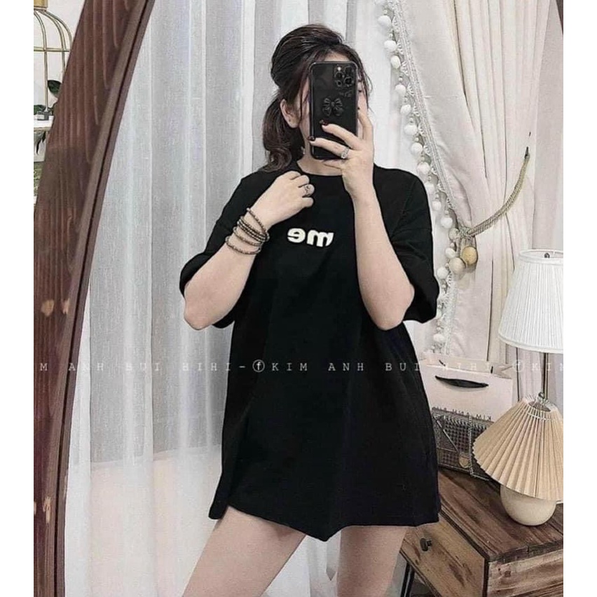 Áo thun tay lỡ Unisex , áo thun nam nữ Bingshop form rộng túi zip